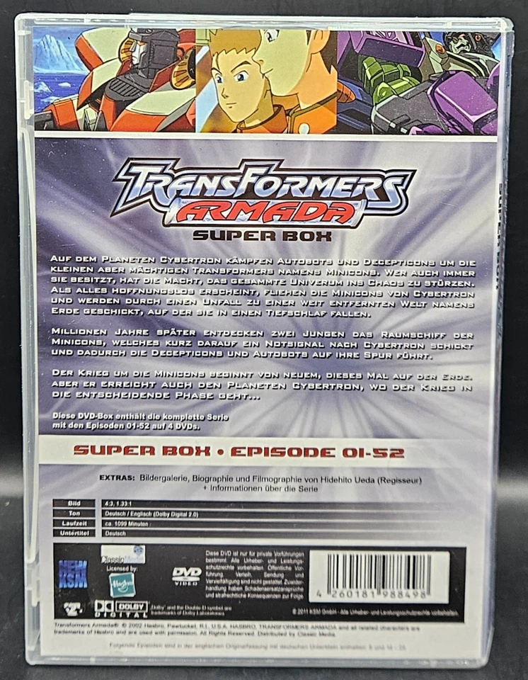 DVD TRANSFORMERS - ARMADA - SUPERBOX - DIE KOMPLETTE SERIE - EPISODE 1-52 - Bild 3 von 4