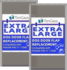  2-Pack PAC11-11040 Extra Large Dog Door Flap Replacement Compatible with PetS