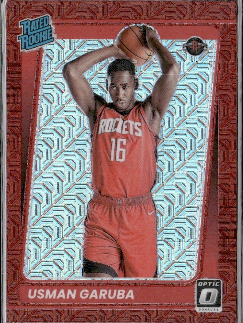 2021-22 Donruss Optic Usman Garuba #188 Red Choice Prizm RC Rated Rookie