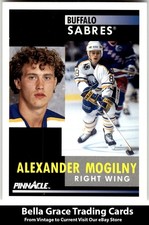 1991-92 Pinnacle Alexander Mogilny #163 Buffalo Sabres NHL Hockey