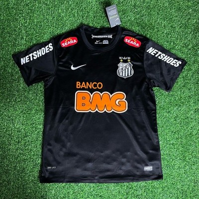 Neymar Jr 11 - Santos Black Special Retro Kit Jersey Trikot