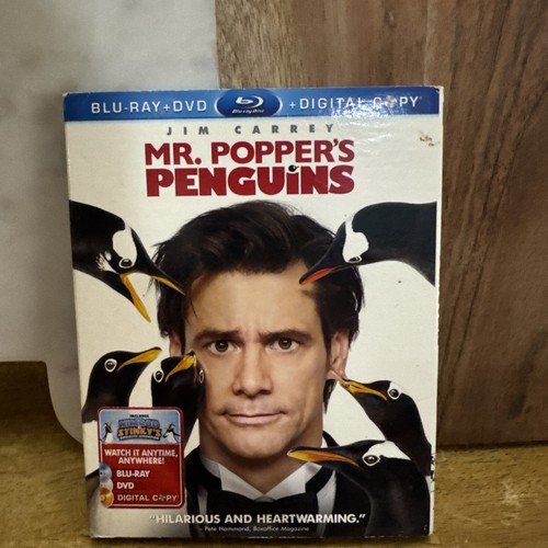 Mr Popper's Penguins (Blu-ray, 2011) With Slipcover - Picture 1 of 3