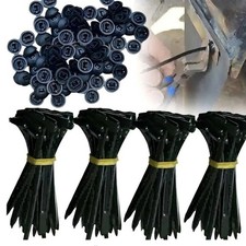 Nylon Universal Car Cable Tie Buckle,Locking Zip Ties Holder With Pin & Button