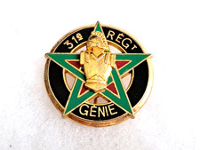 Un insigne militaire " 31e Régiment du Génie " G 2997.
