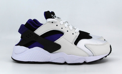 Nike Air Huarache UK 4 Sneaker Weiß Schwarz Electro Purple DH4439-105