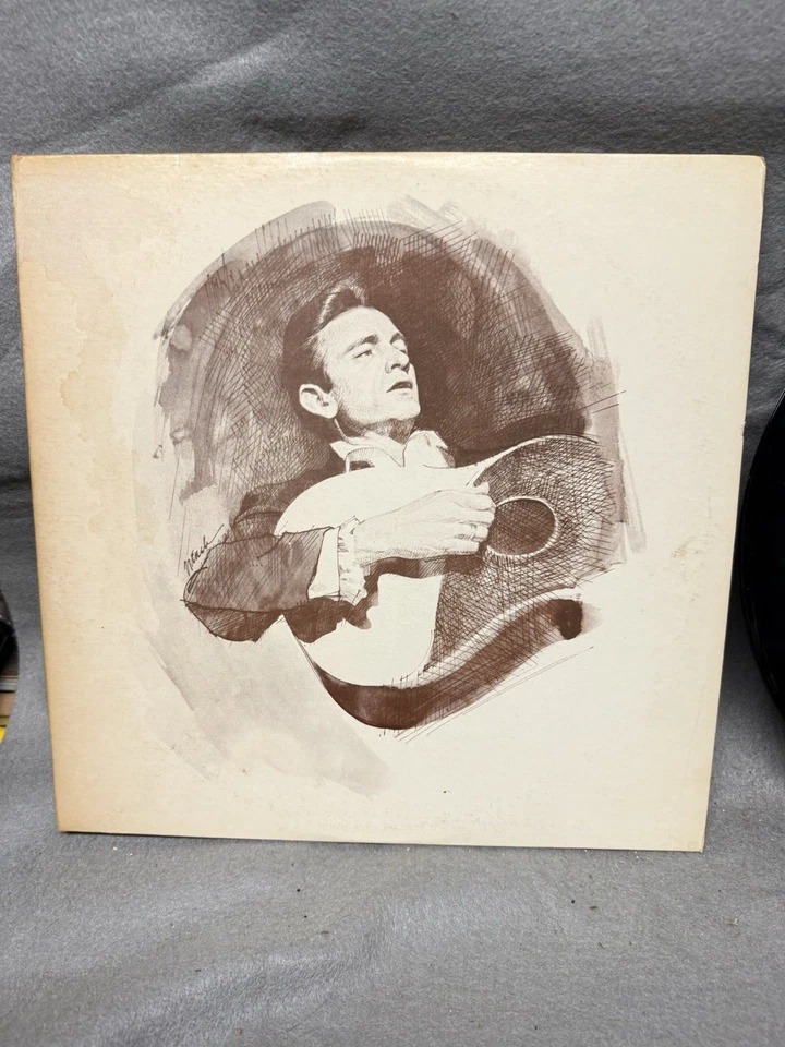 Johnny Cash Tammy Wynette Vintage LP Double Album Set King Queen COLUMBIA DS-608 Foto 2 de 4