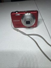 Samsung PL20 Digital Compact Camera 14.2MP 5X Zoom Red Parts Only No Battery