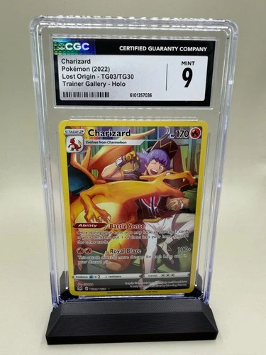 Pokémon Charizard TG03/TG30 Lost Origin Gallery Holo 9 CGC ENGLISH