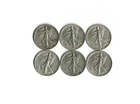Walking Liberty half dollars - Lot of 6