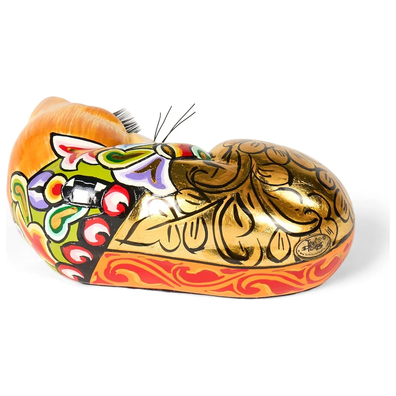 GATTO che Dorme Statua Scultura Tom's Drag 4370 Clementine S 15 cm Pop Art Gatta, fotografia 5 di 9