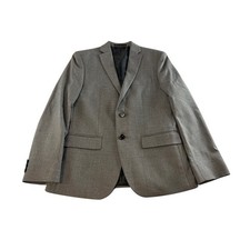 Lauren Ralph Lauren Boy's Gray Two Button Blazer Jacket Size 16R