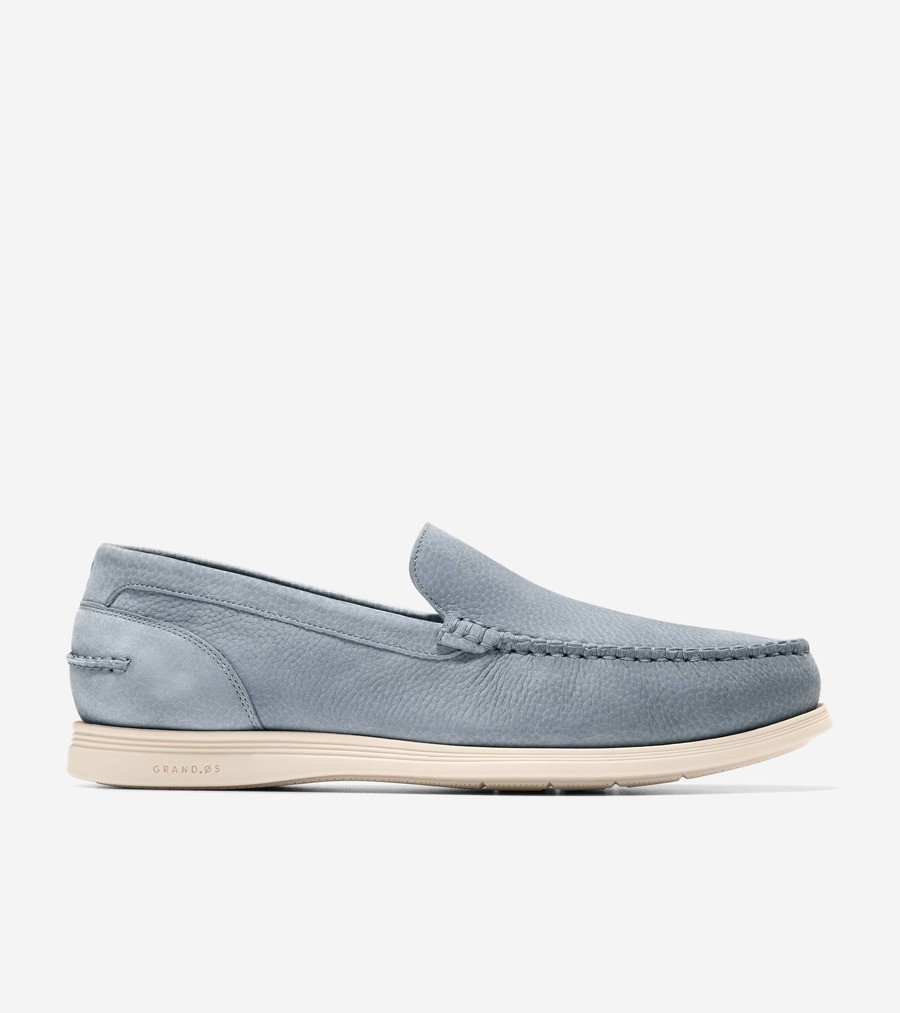 COLE HAAN HARWICH VENETIAN LFR Men's Casual Shoes Loafers BLUE