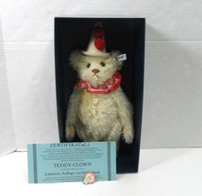 STEIFF LTD. ED. 1926 TEDDY CLOWN REPLICA 13" WITH BOX W/ COA 0170/32