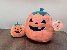 Squishmallow 9  Jodie Jackolantern Pumpkin New Nwt Halloween Plush 5  Set