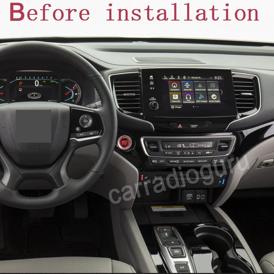 9.7" For Honda pilot 2016-2022 Android 15 Carplay Car Stereo Radio GPS+CAM Foto 4 de 4