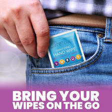 Hand Sanitizer Wipes - 110 Hand Wipes Individually Wrapped - Travel Size - Sa...
