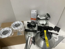 Fantech  PB270L10V-2 4" & 6" Dual-Grille Premium Bath Fan with LED Light 270 CFM