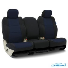 Blue W Black Neosupreme Front Seat Cover Custom Fit For 2020-2023 Kia Soul