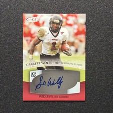 2007 Sage GARRETT WOLFE #A60 Rookie AUTO - NIU FOOTBALL CARD. rookie card picture