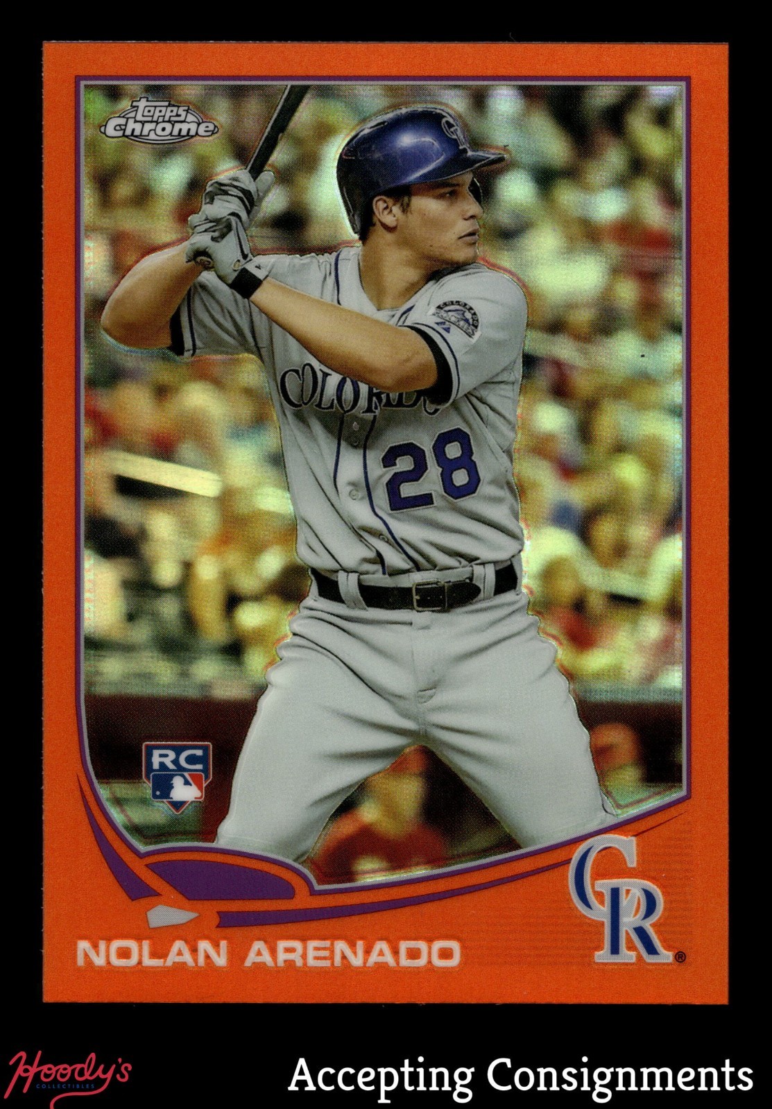 2013 Topps Chrome Orange Refractors #78 Nolan Arenado RC ROOKIE ROCKIES