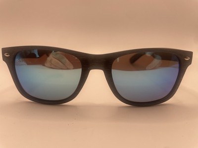 SHADY RAYS CL-32 GRAY TIMBER BLUE LENS POLARIZED UV400 SUNGLASSES W/CASE