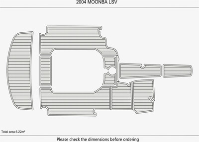 2004 Moomba LSV DuraEVA Boat flooring