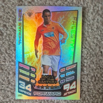 Thomas Ince Blackpool Man of the Match MOTM Championship Match Attax 2012/13 - Image 1 of 2