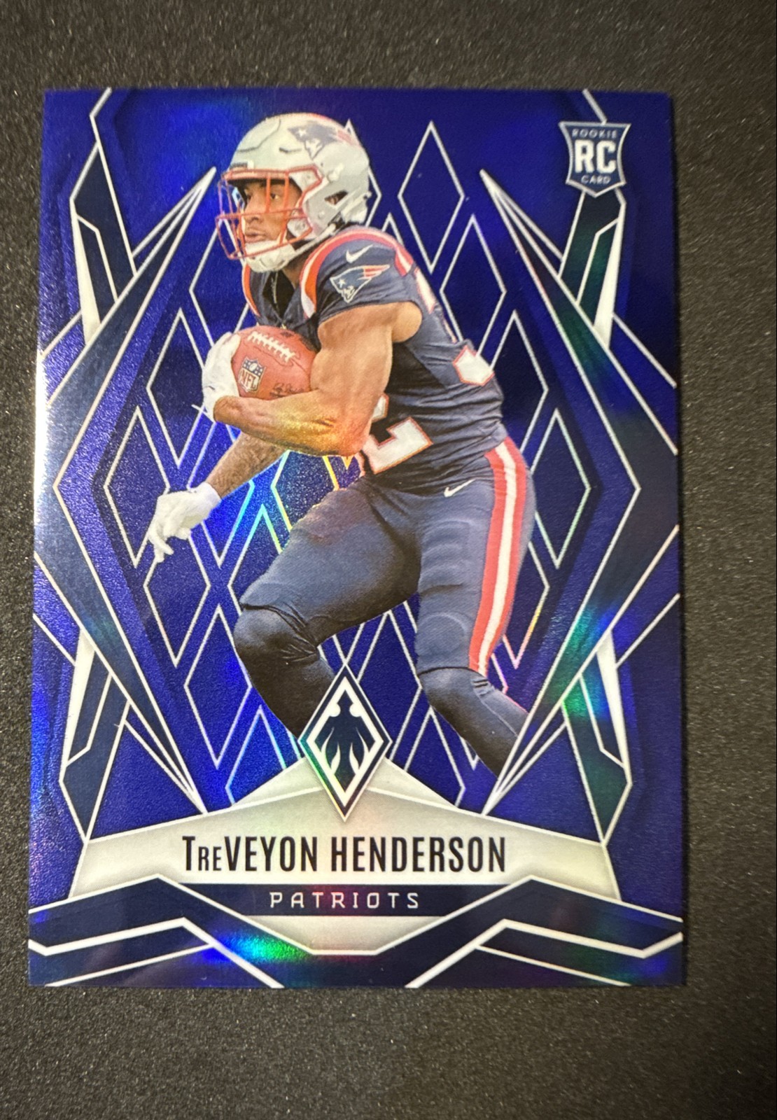 2025 Panini Phoenix - Rookies TreVeyon Henderson #187 Blue /50 (RC)