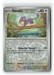 Rattata 019/165 SV: Scarlet & Violet 151 Reverse Holo Common