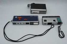 Vintage Minolta Pocket Pak 440E Kodak Pocket Instamatic 10 Camera Lot AS-IS