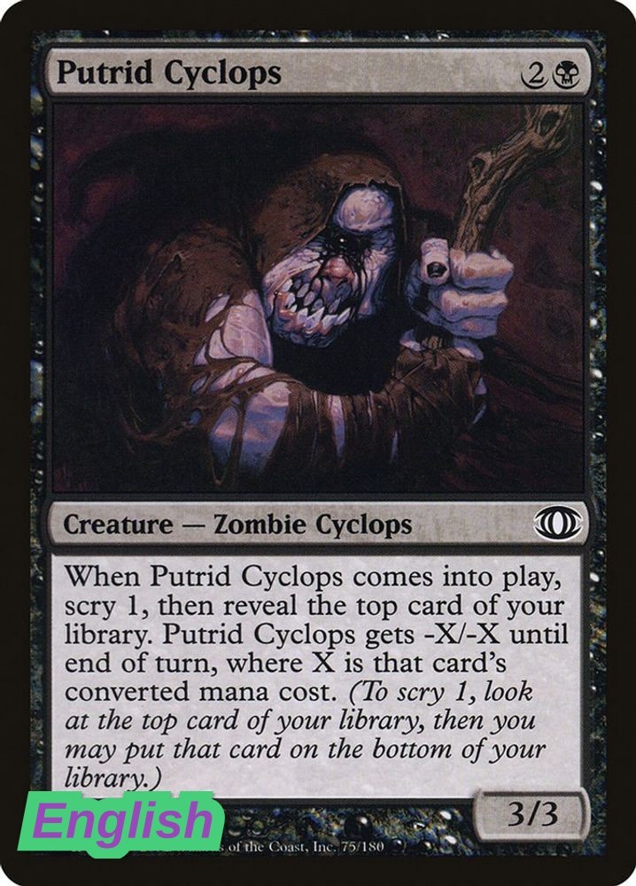 Magic- Putrid Cyclops [FUT - 75] Future Sight NM Common