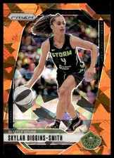Skylar Diggins-Smith Orange Cracked Ice #76 2024-25 Panini Prizm WNBA Seattle