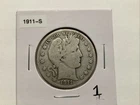 1911 S Barber Half Dollar Exact Coin Shown #1
