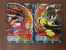 Dragon Ball Z Carddass Super Battle 837 848 Vintage 1997 Rare connecting Pair
