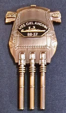 Awesome 4" Navy USN Battleship Tribute Challenge Coin USS Oklahoma (BB-37)