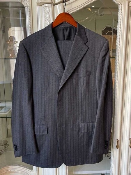 Herren Corneliani Anzug Grau 54