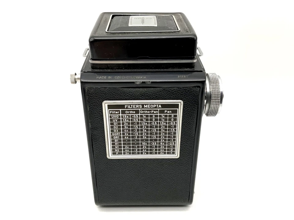 Meopta Flexaret Automat IVa TLR Avec Belar 3.5/80 Compur Tapeten Rollei F&H 6x6 - Photo 4/4
