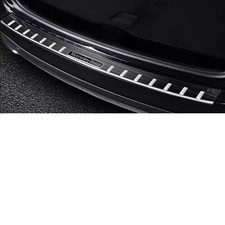 Edelstahl Ladekantenschutz Schwarz Stoßstange passt für Mercedes GLC X254