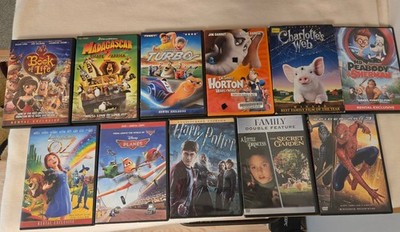 Lot of 11 DVD Movies, Dreamworks, Disney, Family, Kids