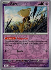 Abra 080/167 C Twilight Masquerade Pokemon Reverse Holo Near Mint