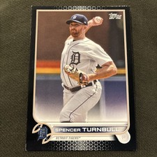 2022 Topps Series 1 Black #228 Spencer Turnbull /71 Detroit Tigers