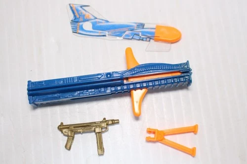 1991 GI Joe Cobra Commander V4 Accessory Lot Bipod Launcher Gun Hasbro ARAH