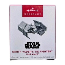 2025 Hallmark Darth Vader's Tie Fighter Star Wars Miniature Ornament