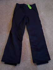Bambini Spyder pantaloni da sci di potenza jn21 nero medio rrp 96 euro nuove etichette