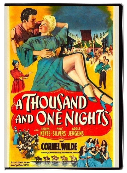 A Thousand and One Nights 1945 DVD - Cornel Wilde, Evelyn