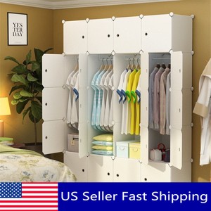 White Portable Clothes Closet Wardrobe Bedroom Armoire Storage Image Is Loading White Portable Clothes Closet Wardrobe Bedroom Armoire Storage
