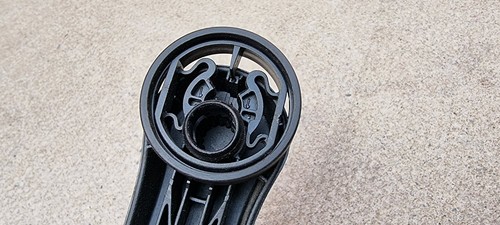 SKODA OCTAVIA MK2 DOOR INNER MANUAL WINDOW GLASS WINDER CRANK HANDLE 1H0837581D - Imagen 8 de 12