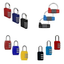 Combination Lock Padlock for Locker Gym Bag School Travel Suitcase Shed Bike
