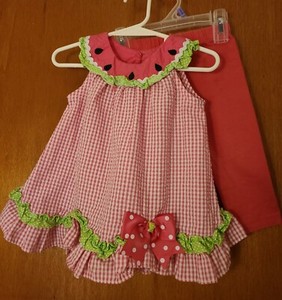 Rare Editions 2 Piece Toddler Girl Set-12 Months
