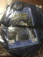 USA Toyz Rocket Ship Play Tent for Kids, Indoor Pop Up Playhouse Tent for Boys